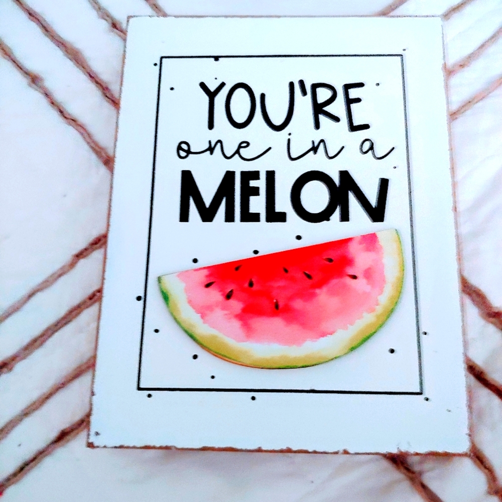Wooden Watermelon Wall Decor